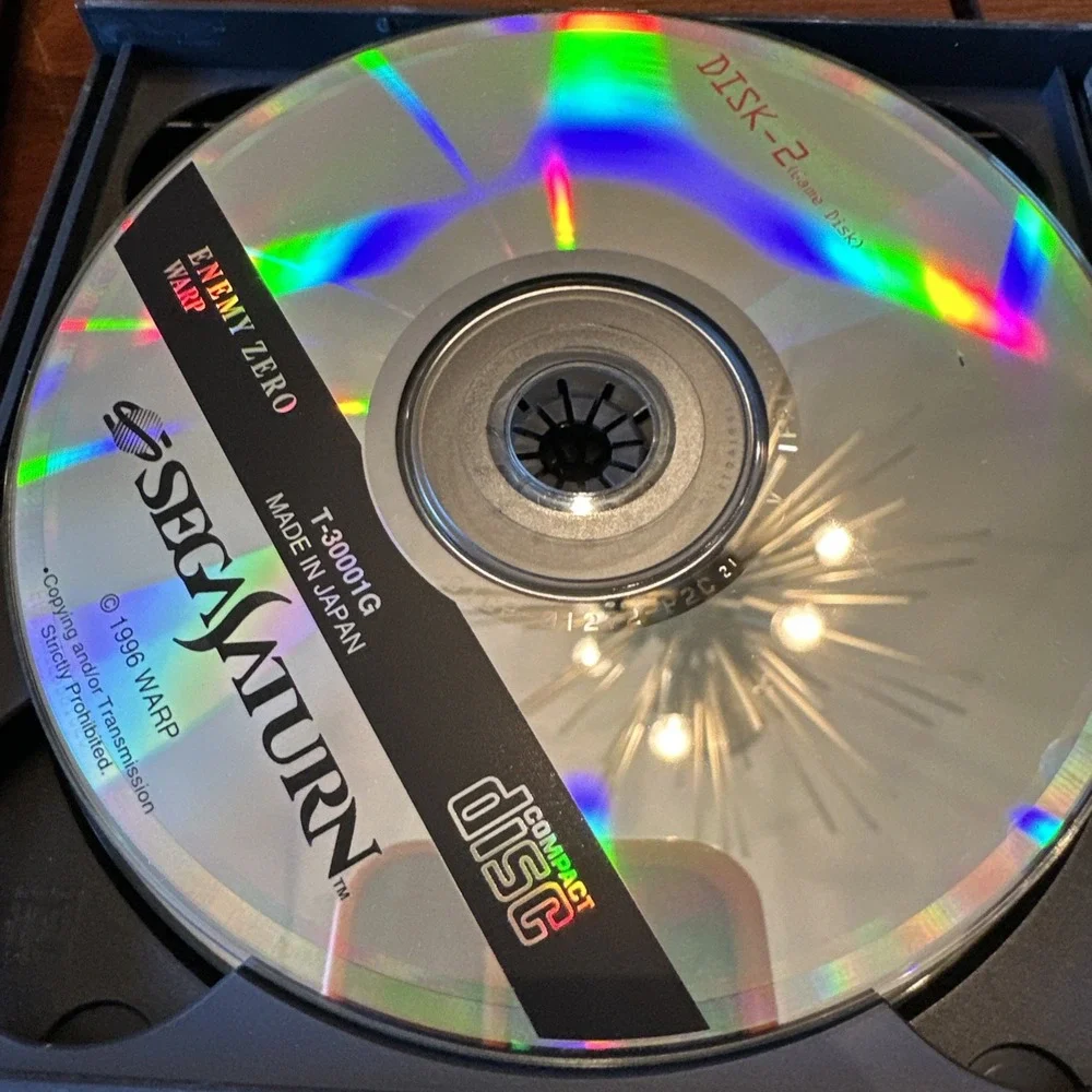 Enemy Zero Sega Saturn SS Japan Import Warp 1996 T-30001G NTSC-J Complete